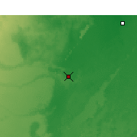 Nearby Forecast Locations - El Hadjira - mapa
