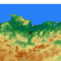 Nearby Forecast Locations - Dréan - mapa