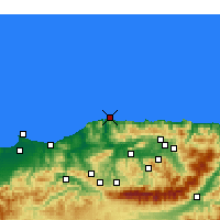 Nearby Forecast Locations - Dallis - mapa