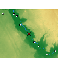 Nearby Forecast Locations - Achmim - mapa