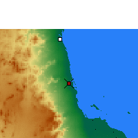 Nearby Forecast Locations - Sawakin - mapa