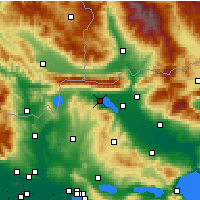 Nearby Forecast Locations - Kierkini - mapa