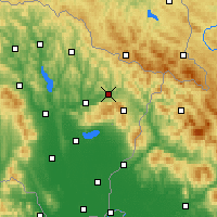 Nearby Forecast Locations - Snina - mapa
