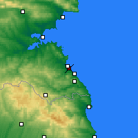 Nearby Forecast Locations - Łozenec - mapa