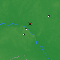 Nearby Forecast Locations - Kalinkowicze - mapa