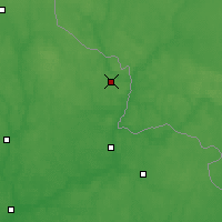 Nearby Forecast Locations - Mścisław - mapa