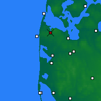 Nearby Forecast Locations - Lemvig - mapa