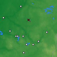 Nearby Forecast Locations - Szyrwinty - mapa