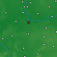 Nearby Forecast Locations - Śrem - mapa