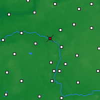 Nearby Forecast Locations - Oborniki - mapa