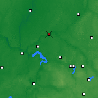 Nearby Forecast Locations - Janów - mapa