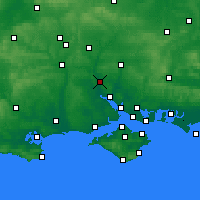 Nearby Forecast Locations - Romsey - mapa