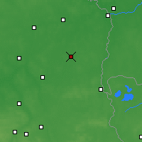 Nearby Forecast Locations - Wisznice - mapa