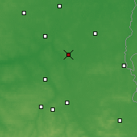 Nearby Forecast Locations - Parczew - mapa