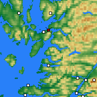 Nearby Forecast Locations - Kyle of Lochalsh - mapa