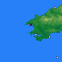 Nearby Forecast Locations - Solva - mapa