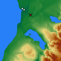 Nearby Forecast Locations - Soldotna - mapa