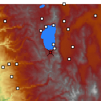Nearby Forecast Locations - South Lake Tahoe - mapa
