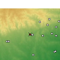 Nearby Forecast Locations - Hondo - mapa