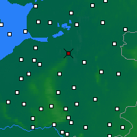Nearby Forecast Locations - Zwolle - mapa