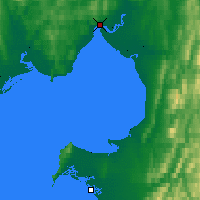 Nearby Forecast Locations - Koyuk - mapa