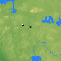 Nearby Forecast Locations - Rouyn, Lotnisko - mapa