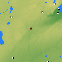Nearby Forecast Locations - Moose Lake - mapa