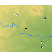 Nearby Forecast Locations - Frederick - mapa