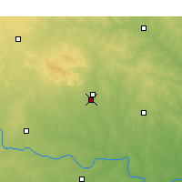 Nearby Forecast Locations - Lawton - mapa