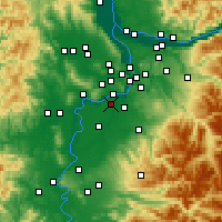 Nearby Forecast Locations - Aurora - mapa