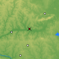 Nearby Forecast Locations - Lone Rock - mapa