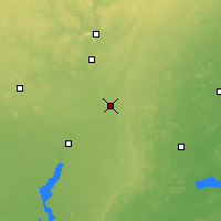 Nearby Forecast Locations - Stevens Point - mapa