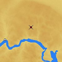 Nearby Forecast Locations - Tioga - mapa