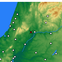 Nearby Forecast Locations - Torres Novas - mapa