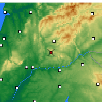 Nearby Forecast Locations - Vila de Rei - mapa