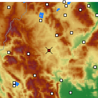 Nearby Forecast Locations - Grewena - mapa