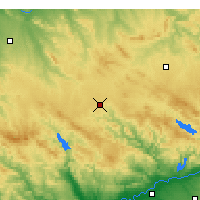 Nearby Forecast Locations - Azuaga - mapa