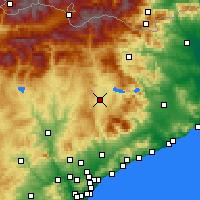 Nearby Forecast Locations - Vic - mapa