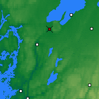 Nearby Forecast Locations - Trollhättan - mapa