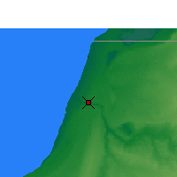 Nearby Forecast Locations - Al-Ujun - mapa