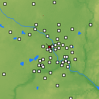 Nearby Forecast Locations - Mine./Crystal - mapa