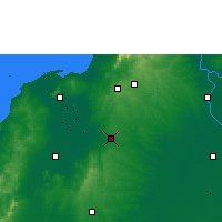 Nearby Forecast Locations - Sahagún - mapa