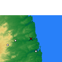 Nearby Forecast Locations - Rio Tinto - mapa