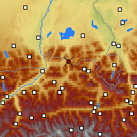 Nearby Forecast Locations - Reit im Winkl - mapa