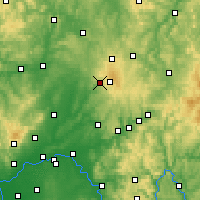Nearby Forecast Locations - Schotten - mapa