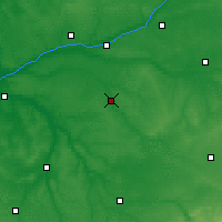 Nearby Forecast Locations - Loches - mapa