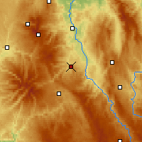 Nearby Forecast Locations - Massiac - mapa