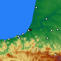 Nearby Forecast Locations - Bajonna - mapa