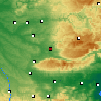 Nearby Forecast Locations - Castres - mapa