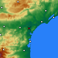 Nearby Forecast Locations - Narbona - mapa